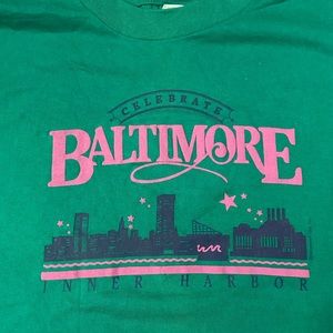 Vintage Baltimore Inner Harbor Tee Shirt Size XL